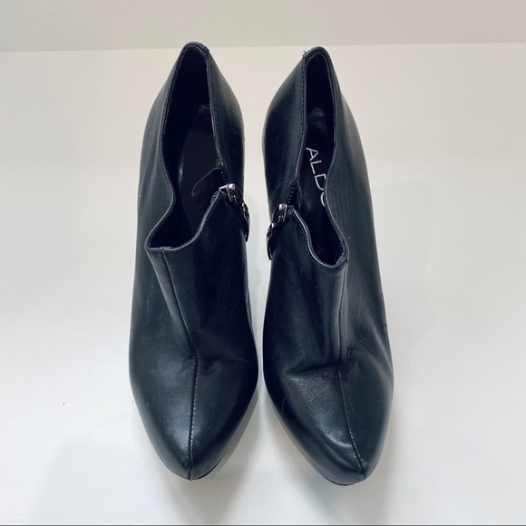 Aldo leather covered/hidden platform heels - Picture 4 of 7